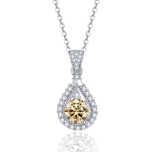 Classic Drop Moissanite Necklace