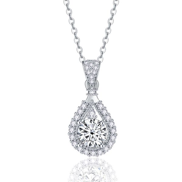 Classic Drop Moissanite Necklace