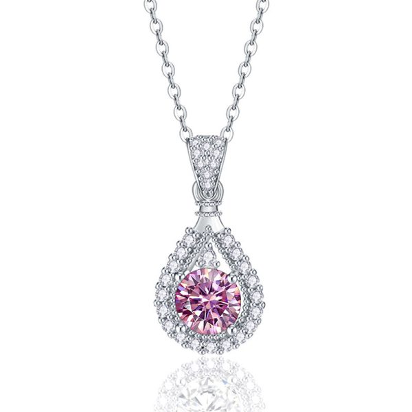 Classic Drop Moissanite Necklace