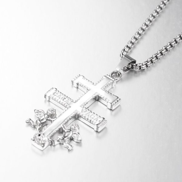 Cross Angel Necklace