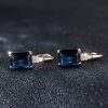 Blue Sapphire Earrings