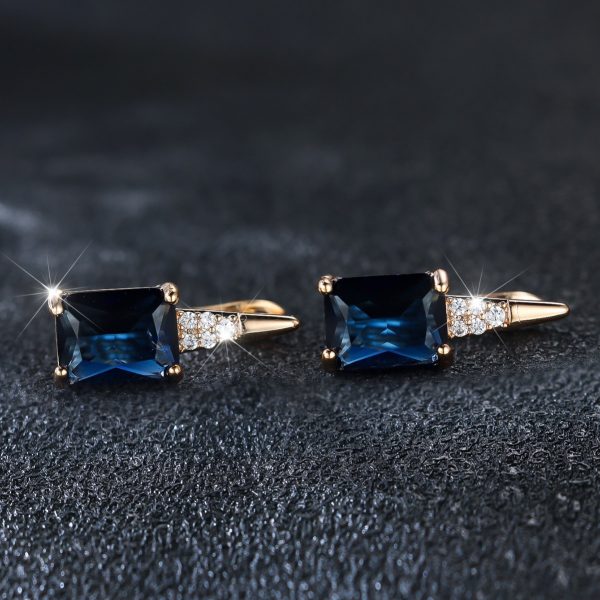 Blue Sapphire Earrings