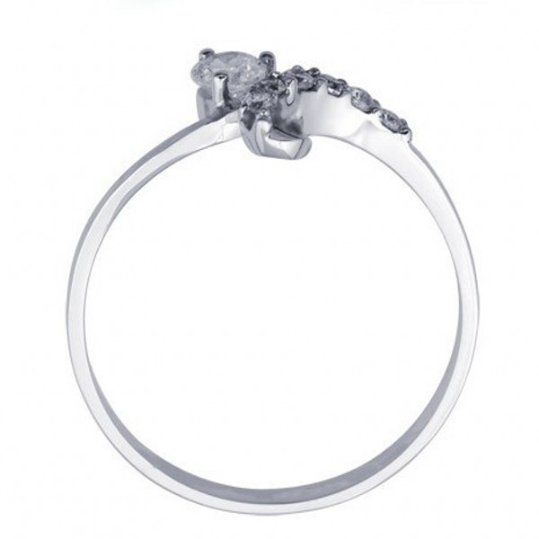 Snake Bodied Silver Ring