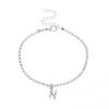 Alphabet Diamond Anklet