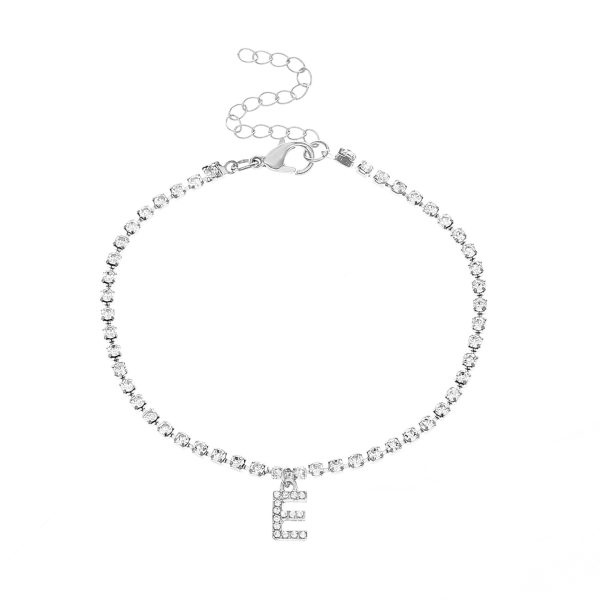 Alphabet Diamond Anklet