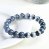 Crystal Blue Bead Bracelet
