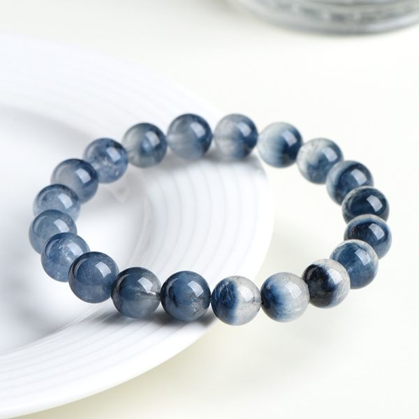 Crystal Blue Bead Bracelet