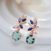 Sea Blue Flower Earrings