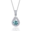 Classic Drop Moissanite Necklace