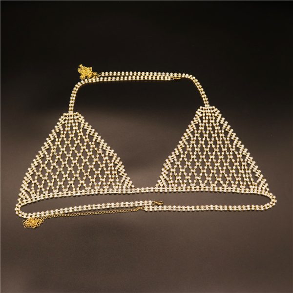 Rhinestone Chest Chain