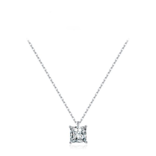 Square Zircon Necklace