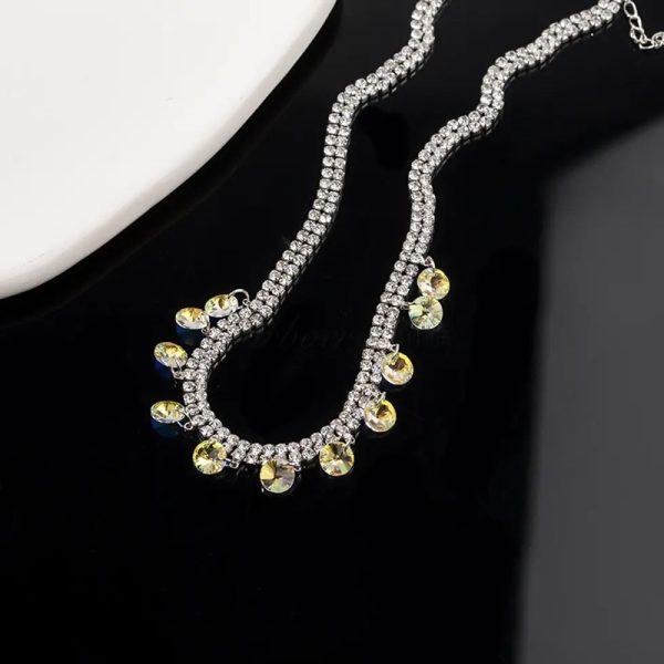 Diamond Double Layer Necklace