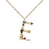 Alphabet Crystal Gem Necklace
