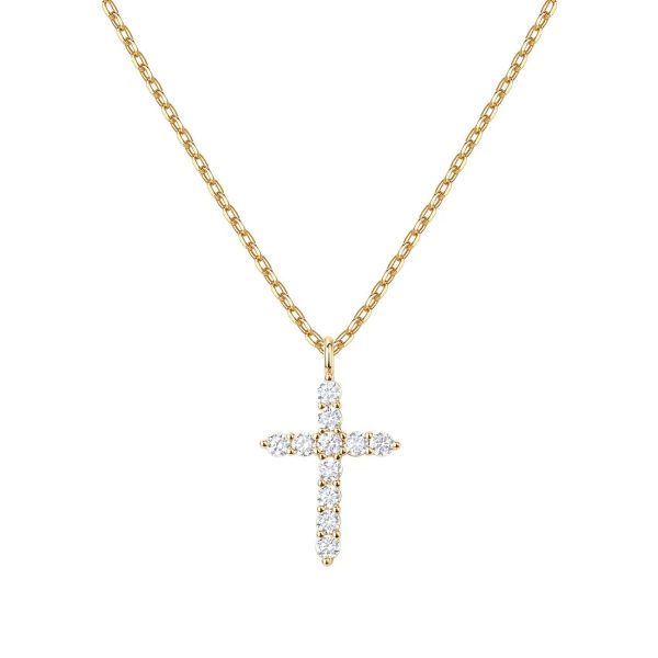 Modern Cross Necklace