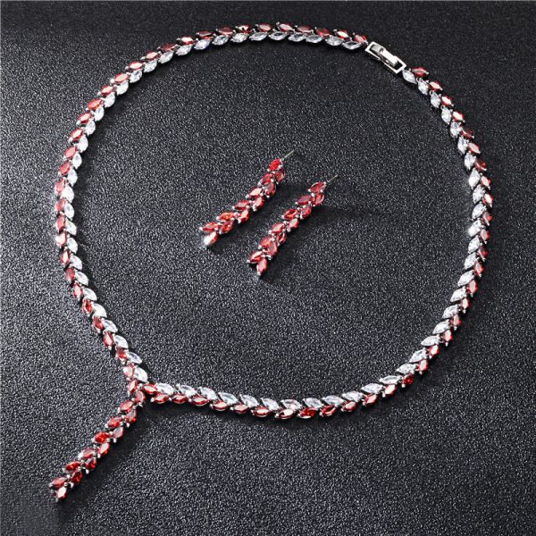 Bridal Leaf Jewelry Set