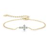 Cross Diamond Cut Necklace