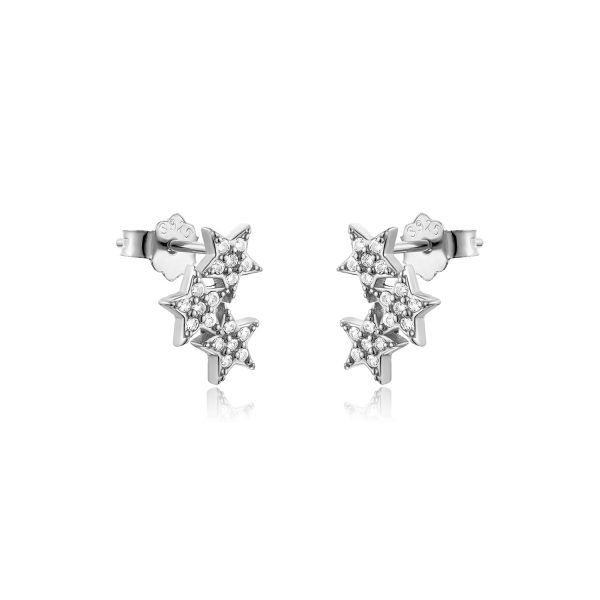 Silver Star Earrings