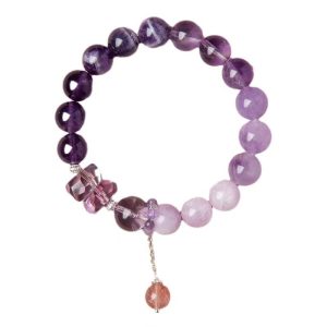Amethyst Beads Bracelet