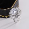 Flower Full Diamond Ring