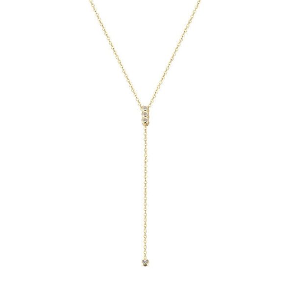 Fringed Zircon Necklace