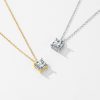 Square Zircon Necklace