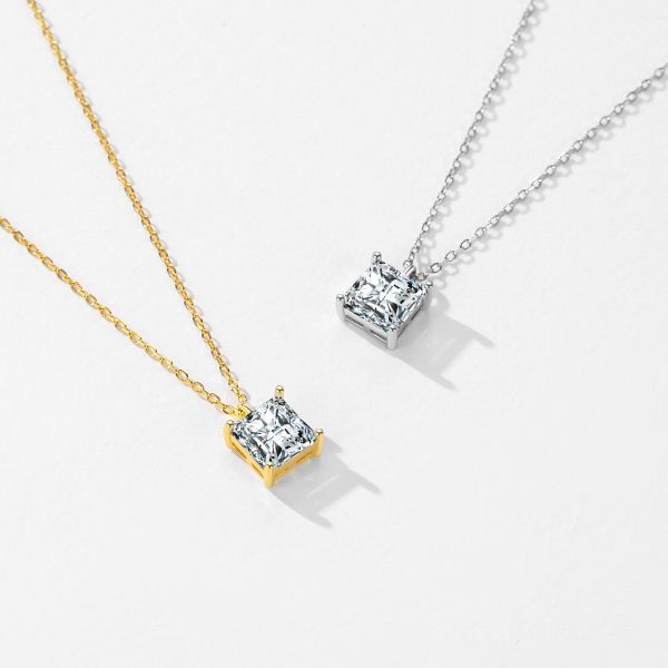 Square Zircon Necklace