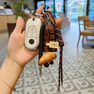 Bagel Bread Keychain
