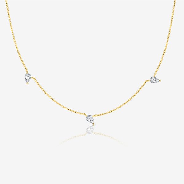 Silver Water Drop Necklace