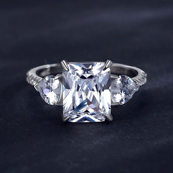 Side Hearts Ring