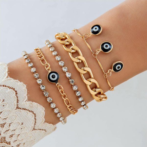 Evil Eye Bracelet Set