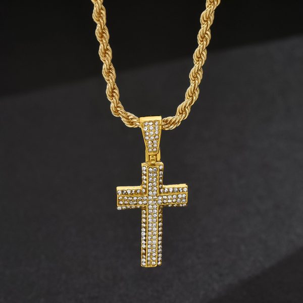 Men’s  Diamond Cross Pendant
