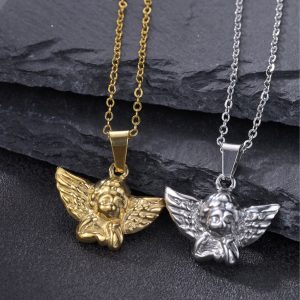 Angel Wings Pendant Necklace