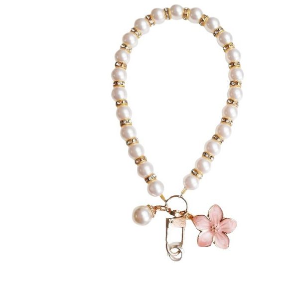 Pearl Pendant & Flower Keychain