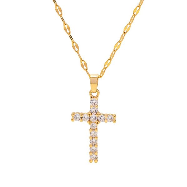 Diamond Cross Necklace