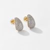Hollow Water Drop Ear Studs