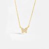 Silver Butterfly Necklace