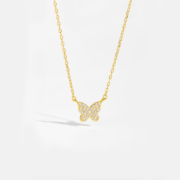 Silver Butterfly Necklace