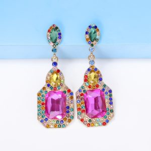 O1CN01DdDAgx2BkGHIPMzq8_2031248376-0-cib.jpg Colorful Vintage Crystal Earrings