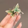 Emerald Butterfly Brooch
