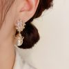 Champagne Pearl Earrings