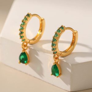 Vintage Emerald Earrings