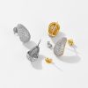 Hollow Water Drop Ear Studs