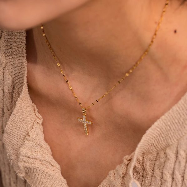 Diamond Cross Necklace