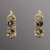 Gray Diamond Earrings