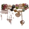 Tourmaline Safety Lock Bracelet