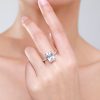 Square Diamond Ring