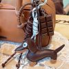 Chocolate Dog Keychain