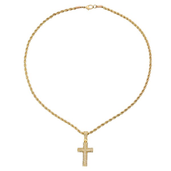 Men’s  Diamond Cross Pendant
