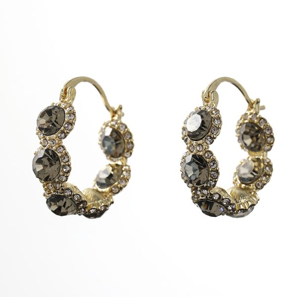 Gray Diamond Earrings