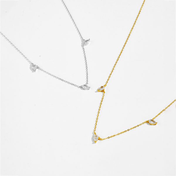 Silver Water Drop Necklace